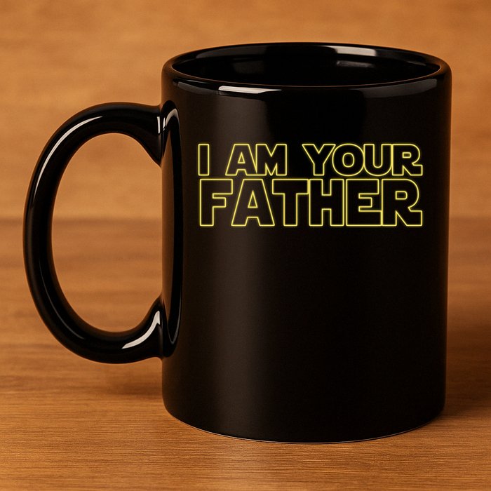 I Am Your Father Funny Dad Parody 11oz C Handle Ceramic Mug