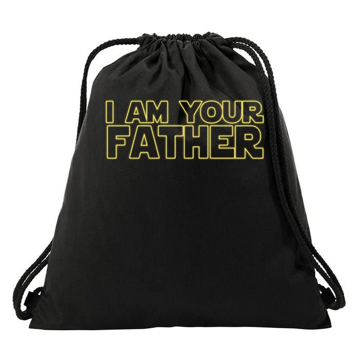 I Am Your Father Funny Dad Parody Drawstring Bag