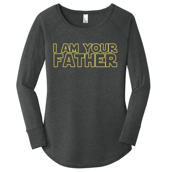 I Am Your Father Funny Dad Parody Women's Perfect Tri Tunic Long Sleeve Shirt