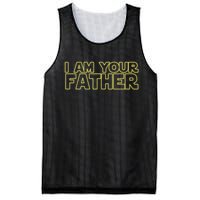 I Am Your Father Funny Dad Parody Mesh Reversible Basketball Jersey Tank