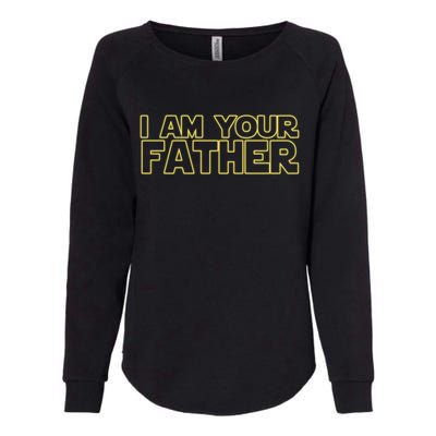 I Am Your Father Funny Dad Parody Womens California Wash Sweatshirt