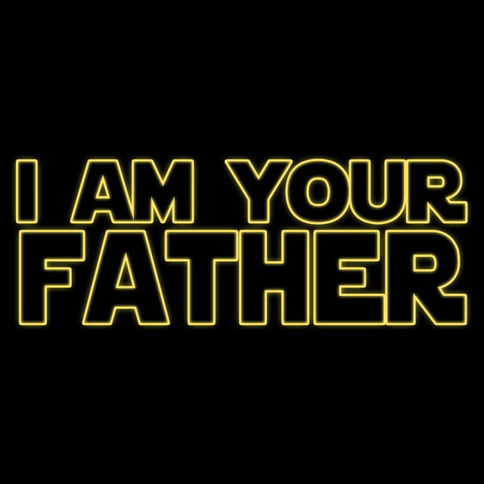 I Am Your Father Funny Dad Parody Baby Bodysuit