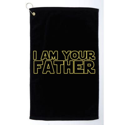 I Am Your Father Funny Dad Parody Golf Towel