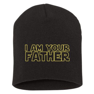 I Am Your Father Funny Dad Parody Short Acrylic Beanie