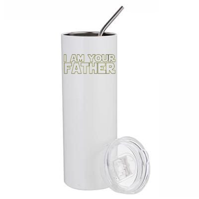 I Am Your Father Funny Dad Parody Stainless Steel Tumbler