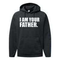 I Am Your Father Quote Performance Fleece Hoodie