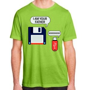 I Am Your Father Retro Floppy Disk USB Adult ChromaSoft Performance T-Shirt