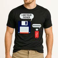 I Am Your Father Retro Floppy Disk USB Performance Shirt