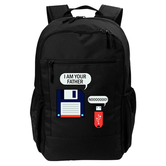 I Am Your Father Retro Floppy Disk USB Daily Commute Backpack