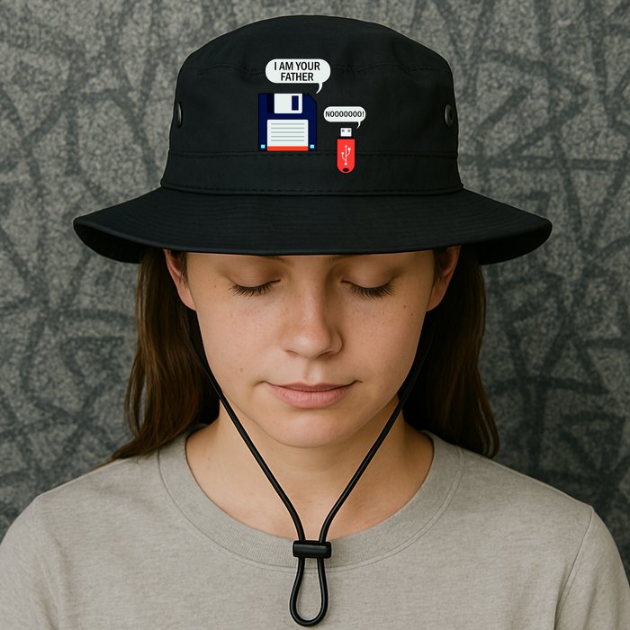 I Am Your Father Retro Floppy Disk USB Bucket Hat