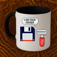 I Am Your Father Retro Floppy Disk USB Mug
