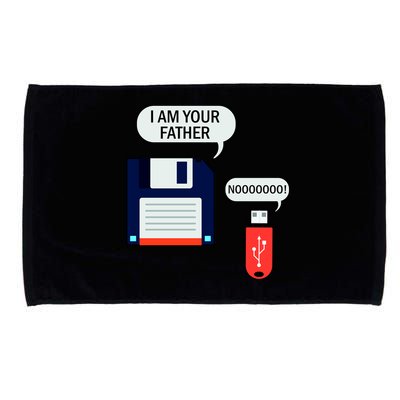 I Am Your Father Retro Floppy Disk USB Microfiber Hand Towel