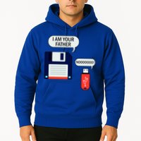 I Am Your Father Retro Floppy Disk USB Hoodie