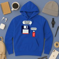 I Am Your Father Retro Floppy Disk USB Hoodie