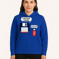 I Am Your Father Retro Floppy Disk USB Hoodie