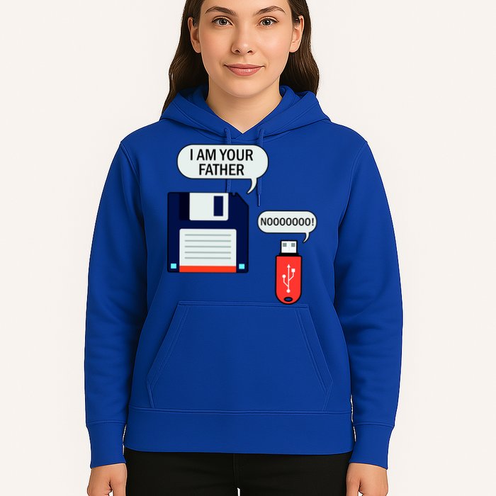 I Am Your Father Retro Floppy Disk USB Hoodie