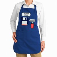 I Am Your Father Retro Floppy Disk USB Apron
