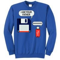 I Am Your Father Retro Floppy Disk USB Sweatshirt