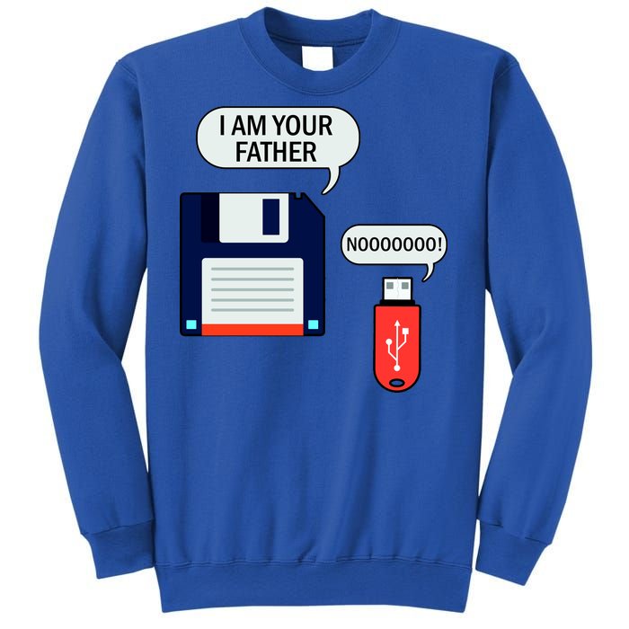 I Am Your Father Retro Floppy Disk USB Sweatshirt