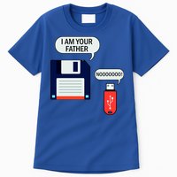 I Am Your Father Retro Floppy Disk USB Tall T-Shirt