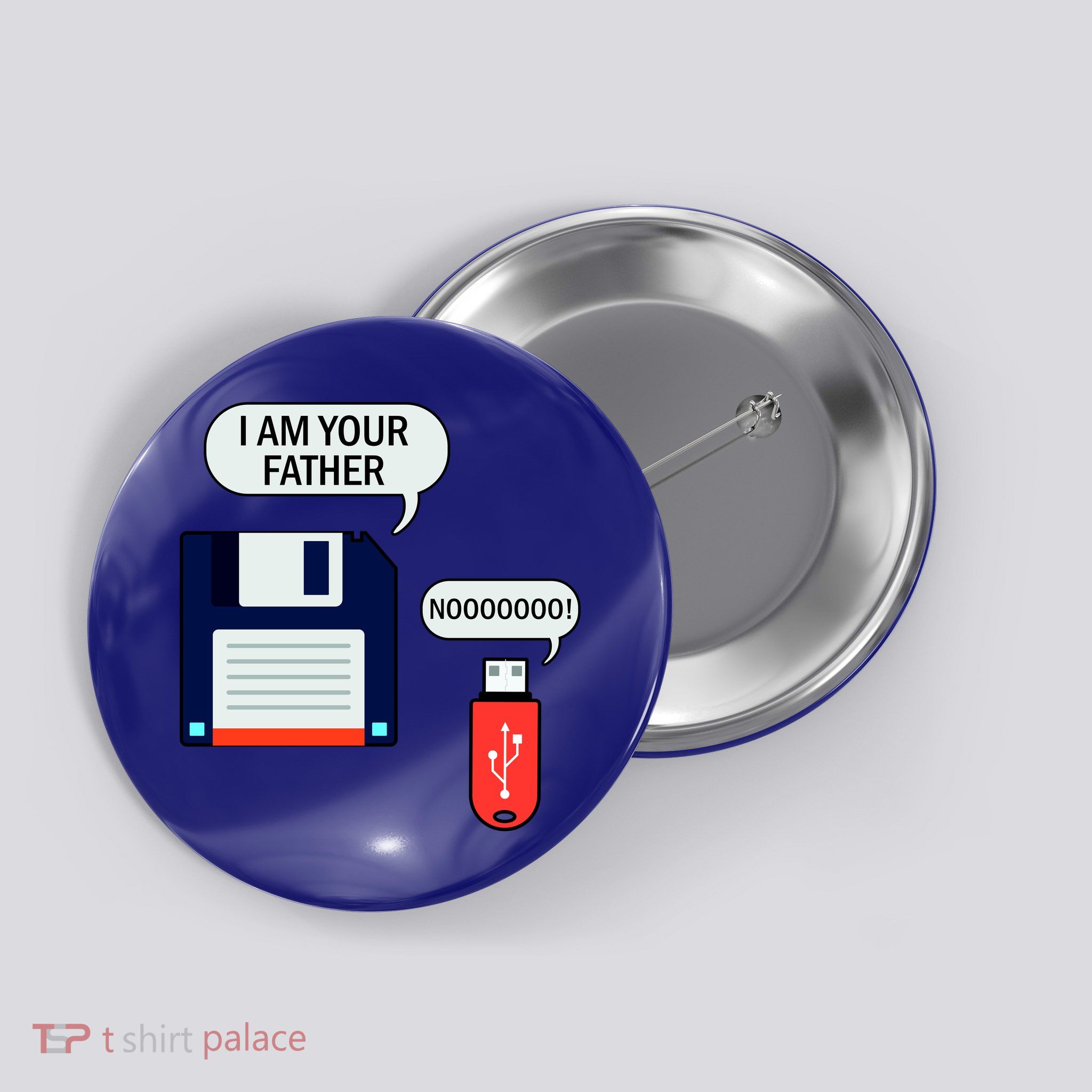 I Am Your Father Retro Floppy Disk USB Button