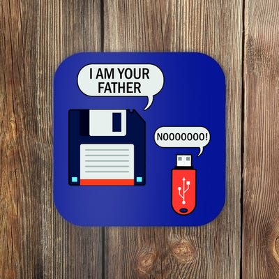 I Am Your Father Retro Floppy Disk USB Coaster