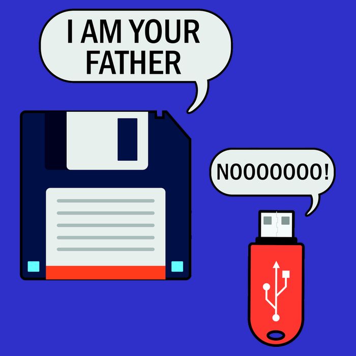 I Am Your Father Retro Floppy Disk USB 16 in Basic Backpack