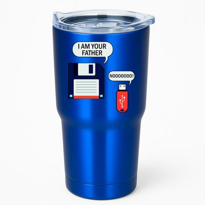 I Am Your Father Retro Floppy Disk USB Tumbler