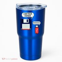 I Am Your Father Retro Floppy Disk USB Tumbler