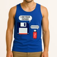I Am Your Father Retro Floppy Disk USB Tank Top
