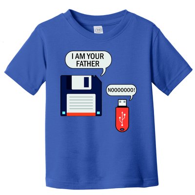 I Am Your Father Retro Floppy Disk USB Toddler T-Shirt