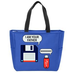 I Am Your Father Retro Floppy Disk USB Zip Tote Bag