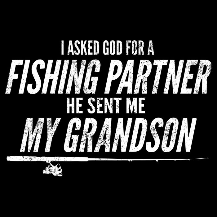 I Ask God For A Fishing Partner He Sent Me My Grandson City Backpack