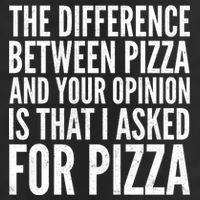 I Asked For Pizza Not Your Opinion Microfiber Hand Towel