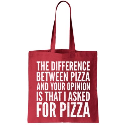 I Asked For Pizza Not Your Opinion Bag