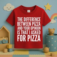 I Asked For Pizza Not Your Opinion Toddler T-Shirt