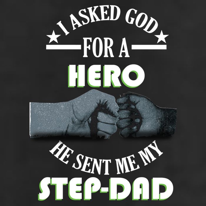 I Asked God For A Hero He Sent Me My Step-Dad Adult Drive Performance Visor