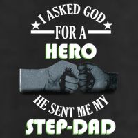 I Asked God For A Hero He Sent Me My Step-Dad 25L Jumbo Tote