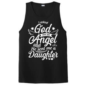 I Asked God For An Angel And He Sent Me A Daughter PosiCharge Competitor Tank