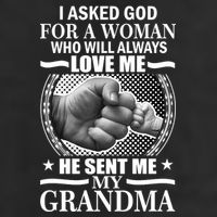 I Asked God For Grandma 11oz C Handle Ceramic Mug