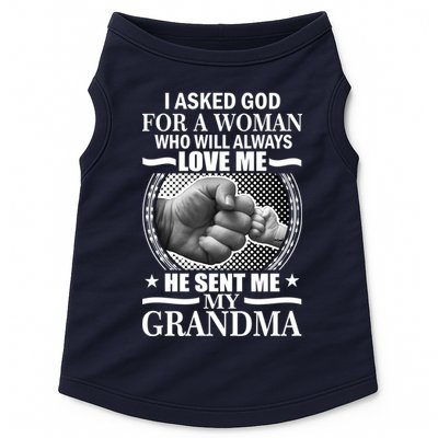 I Asked God For Grandma Doggie Tank