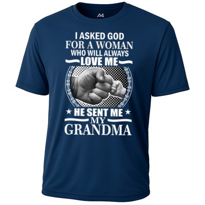 I Asked God For Grandma Performance Shirt