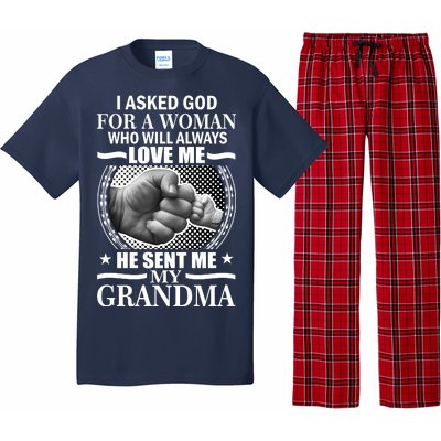 I Asked God For Grandma Pajama Set