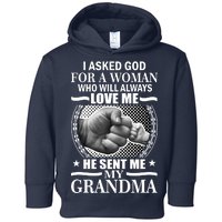 I Asked God For Grandma Toddler Hoodie