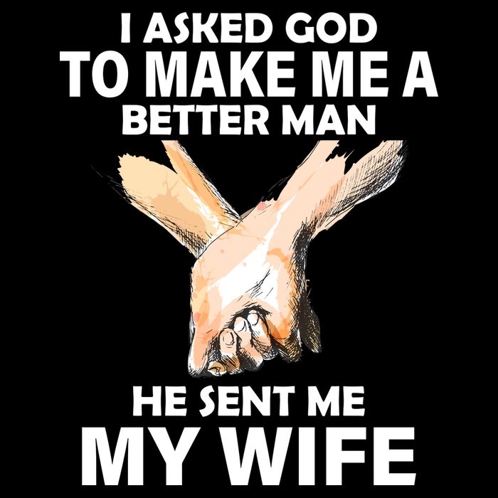 I Asked God To Make Me A Better Man Cooling Performance Long Sleeve Crew