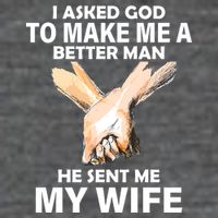 I Asked God To Make Me A Better Man Flatbill Hat