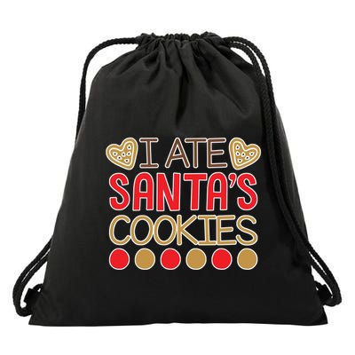 I Ate Santa's Cookie Drawstring Bag
