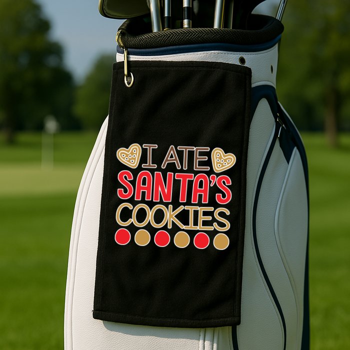 I Ate Santa's Cookie Golf Towel