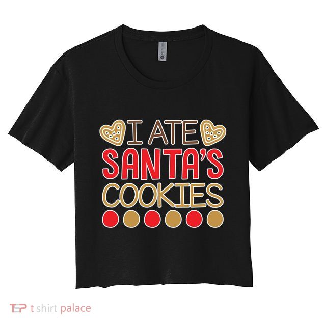 I Ate Santa's Cookie Crop Top