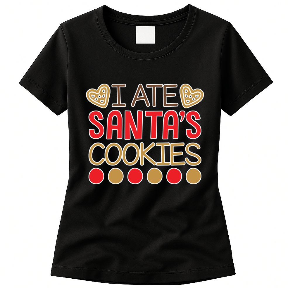I Ate Santa's Cookie Womens T-Shirt